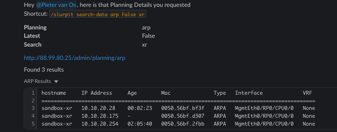 Search Data