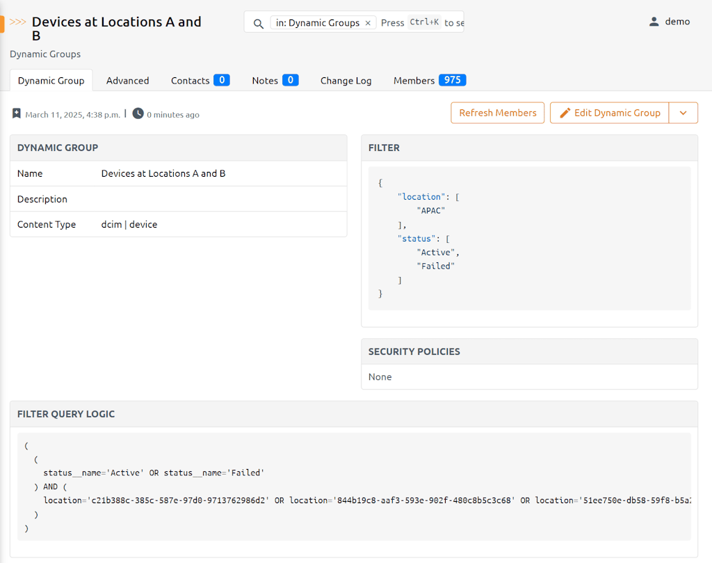Resulting Basic Dynamic Group