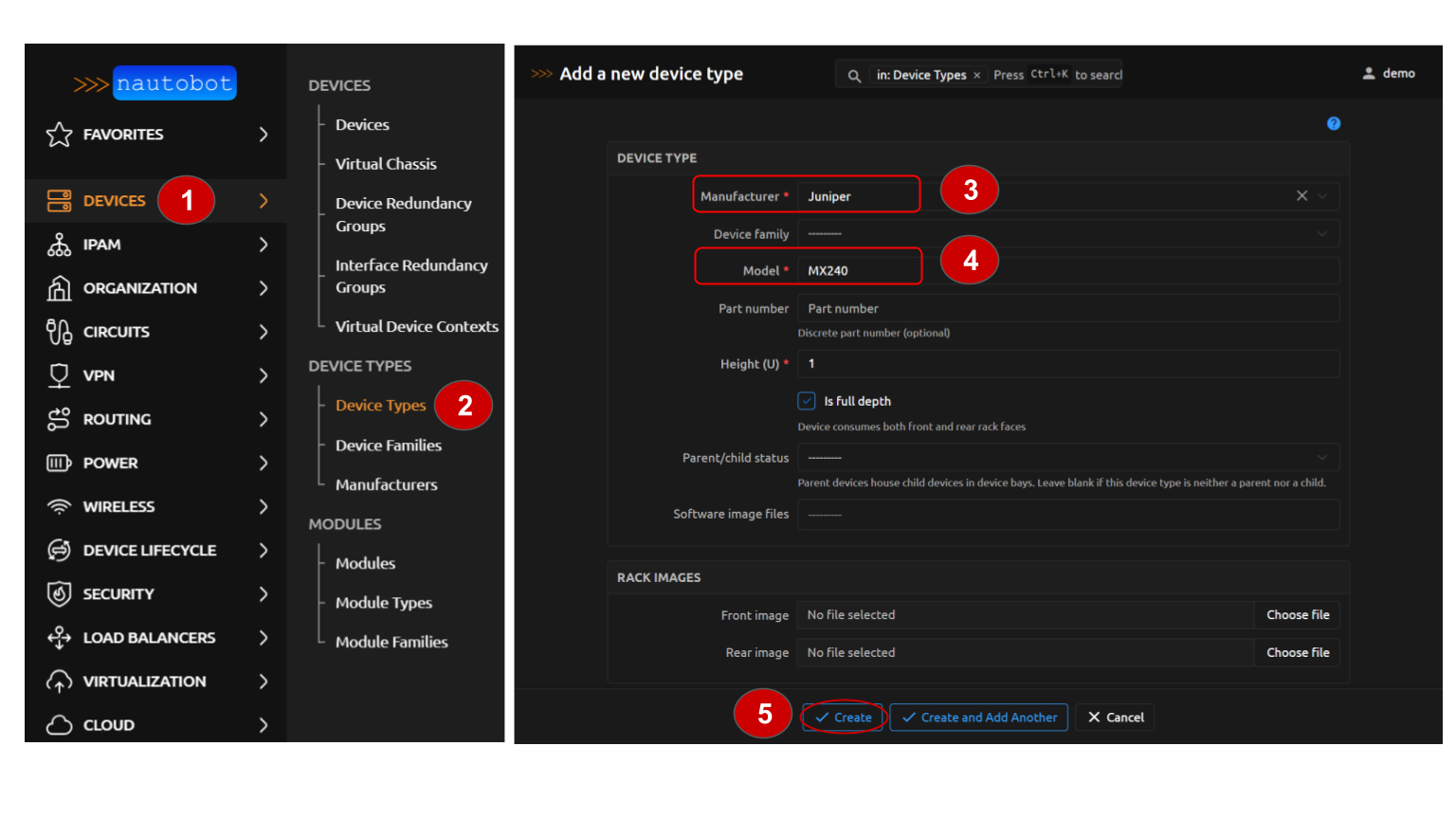 Create a device type