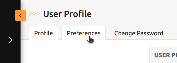 Go To Preferences