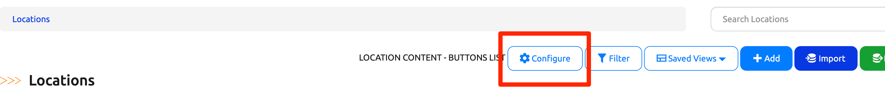 Configure Button