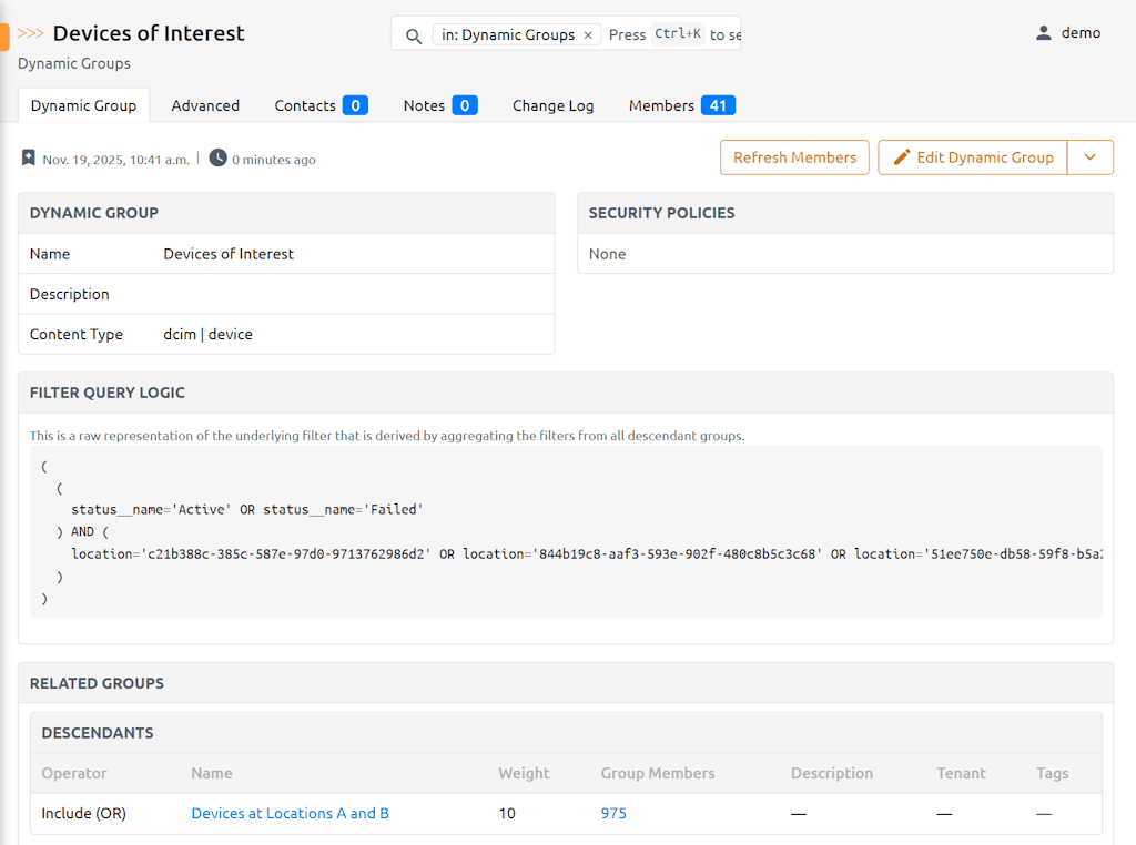 Resulting Parent Group