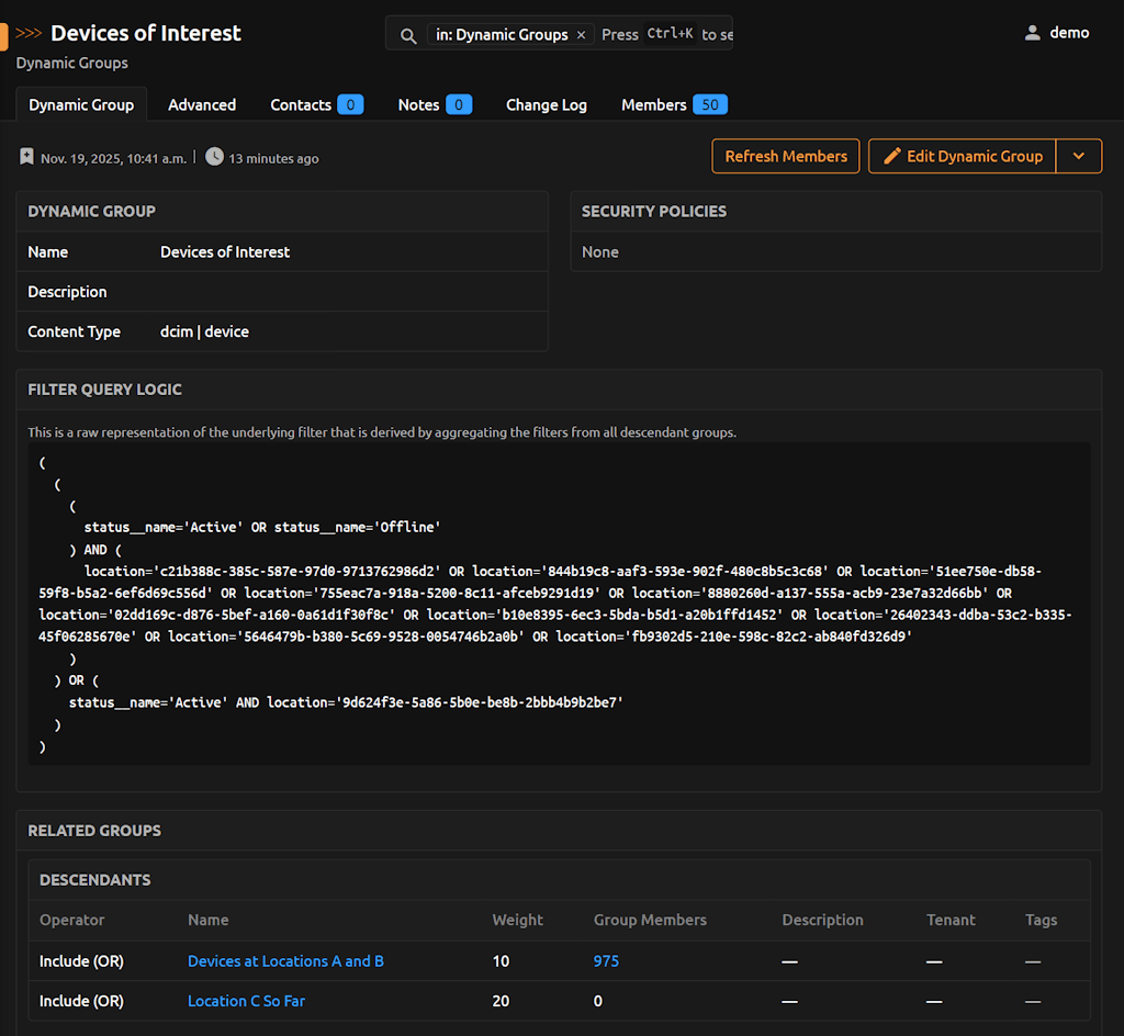Updated Parent Group