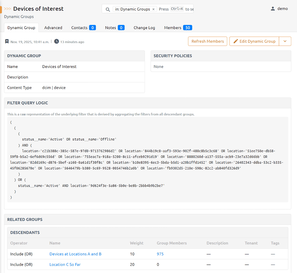 Updated Parent Group