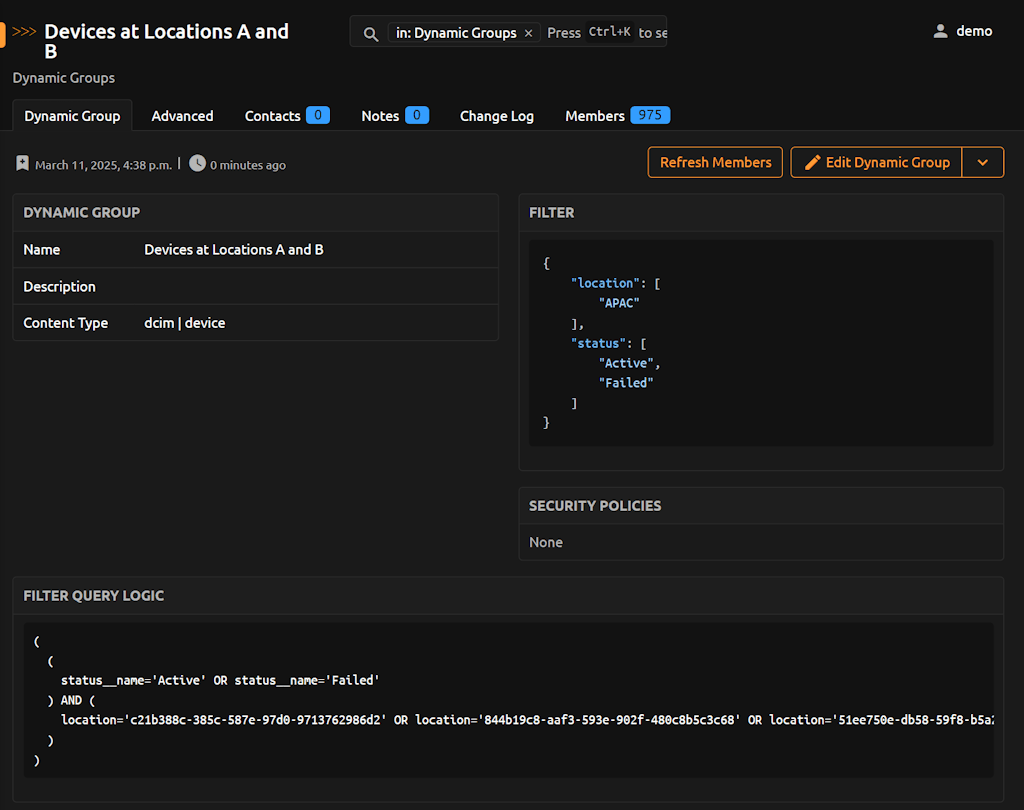 Resulting Basic Dynamic Group