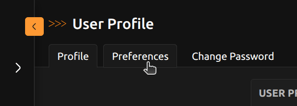 Go To Preferences