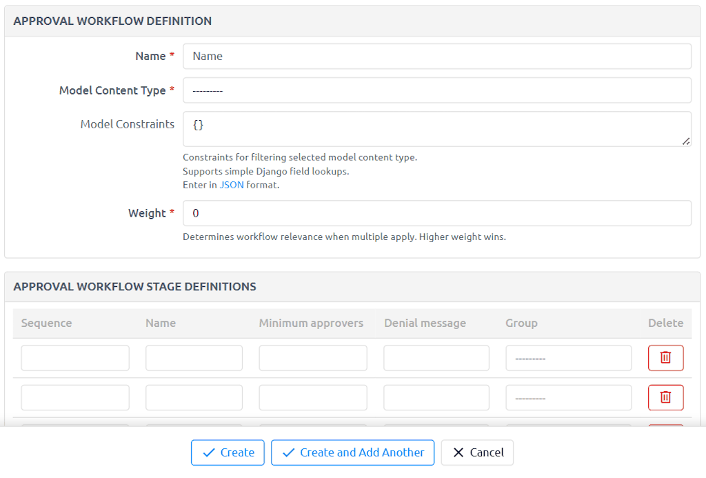 Approval Workflow Definition