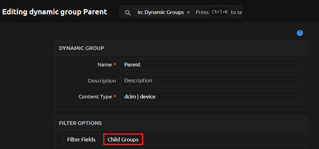 Child Groups