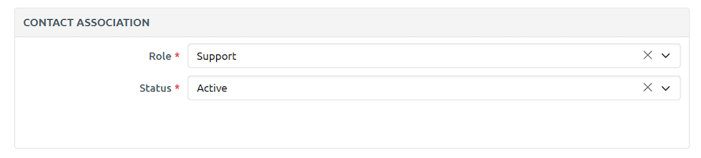 Contact Association Info
