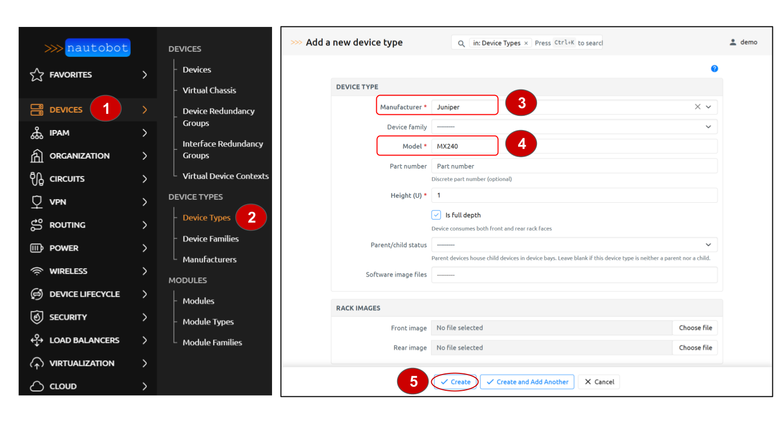 Create a device type