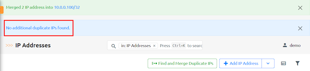 No More Duplicate IPs