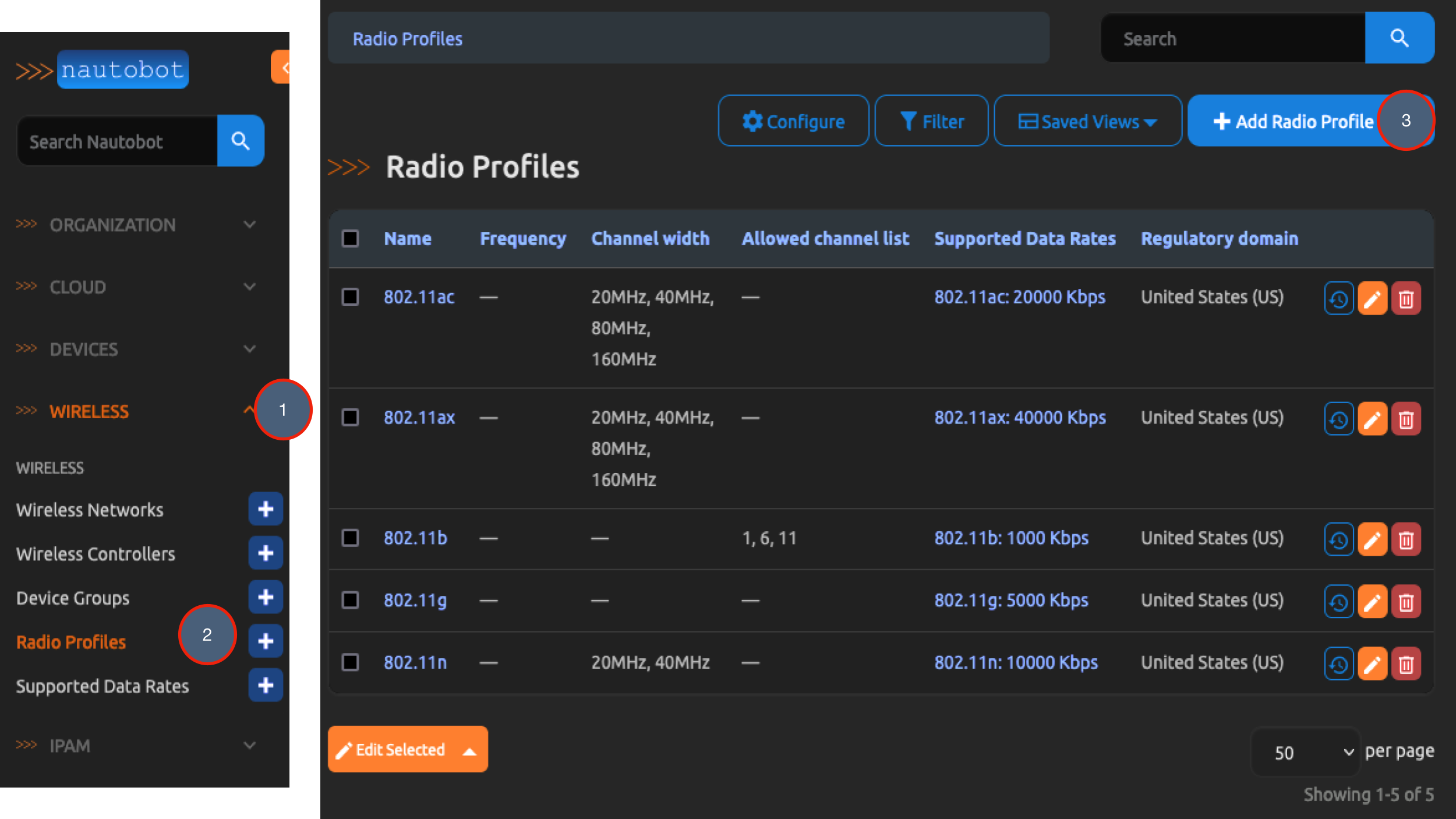Add Radio Profile