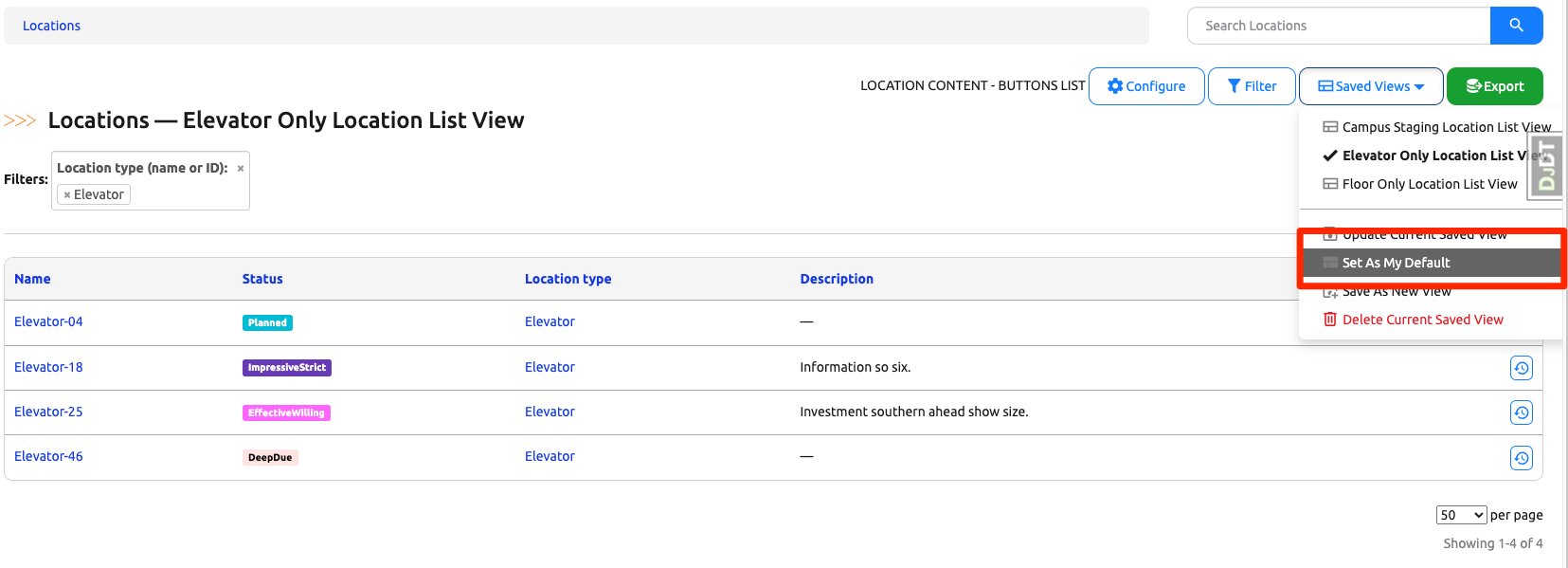 Set As My Default Button