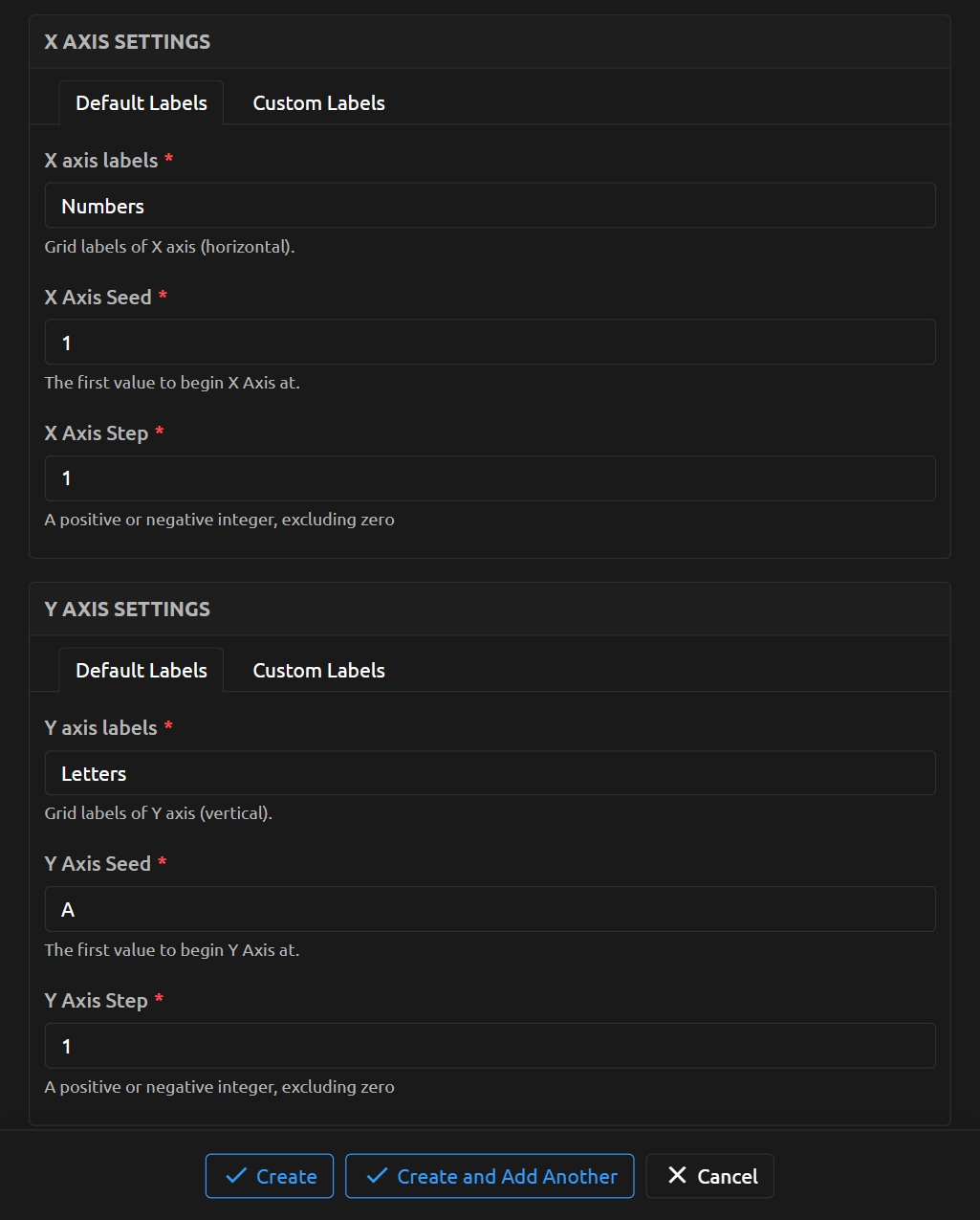 Add Floor Plan form part 2