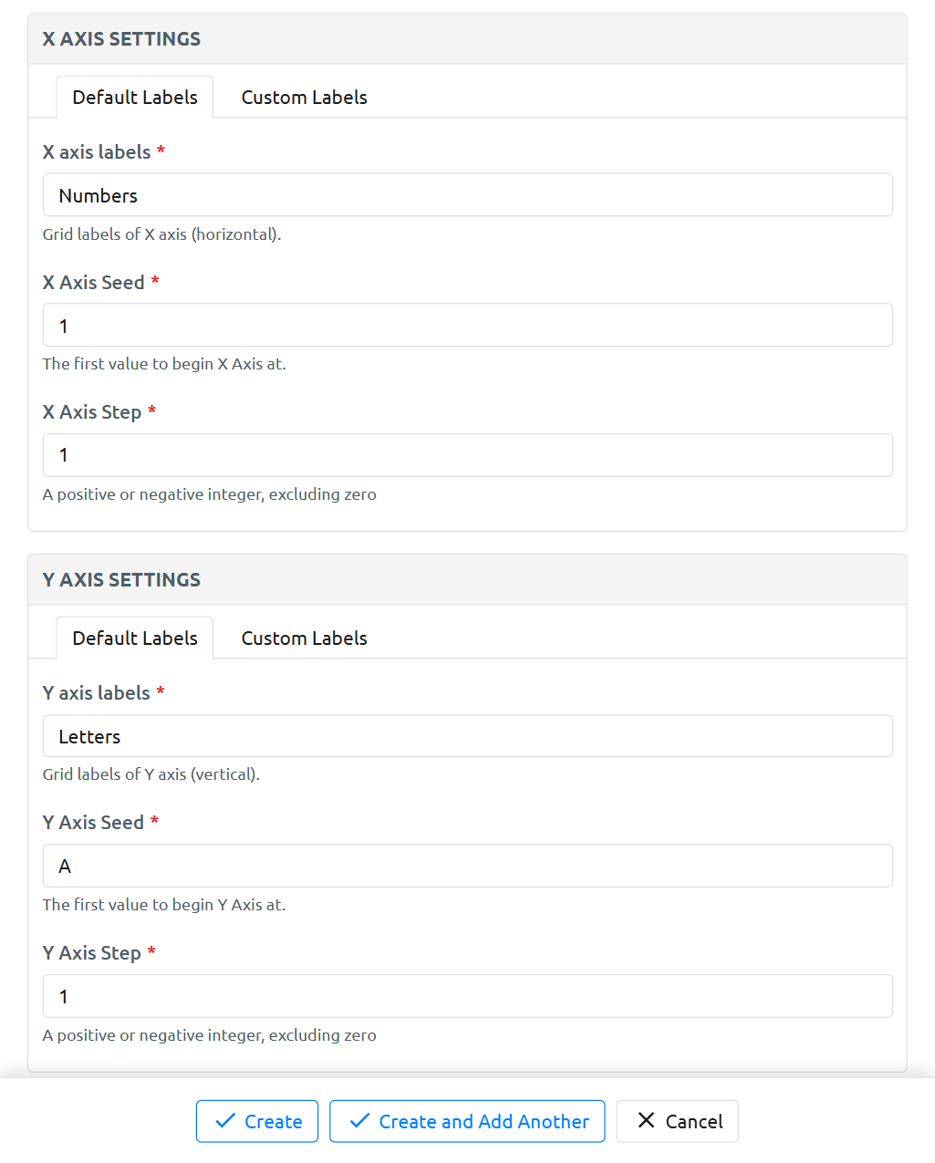 Add Floor Plan form part 2
