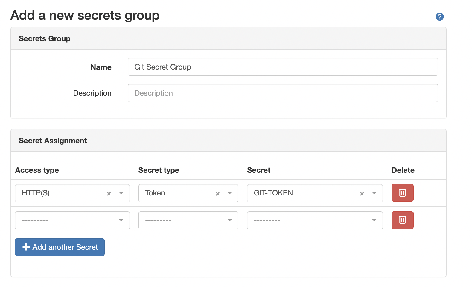 Secret Group Creation