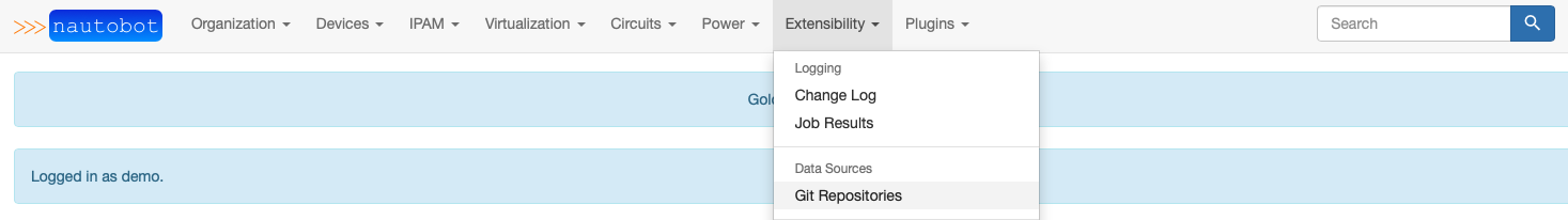 Backup Git Navigation