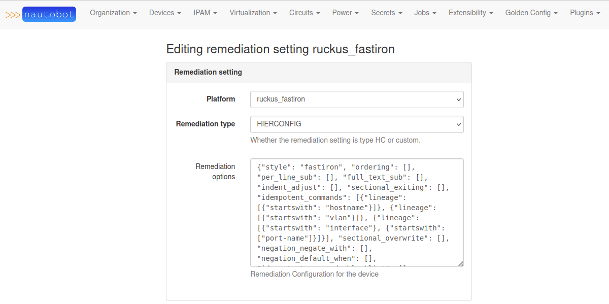 Hier Options Customization