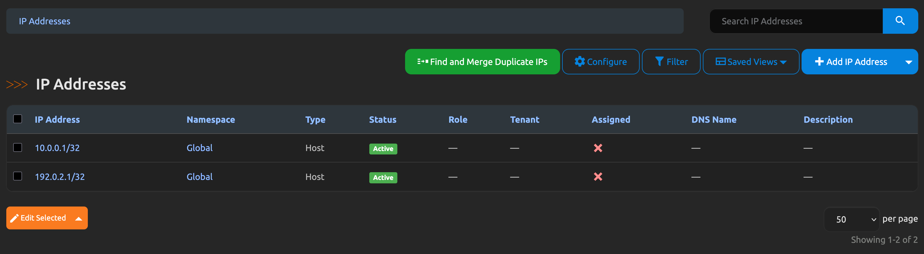 F5 Simple IP Addresses