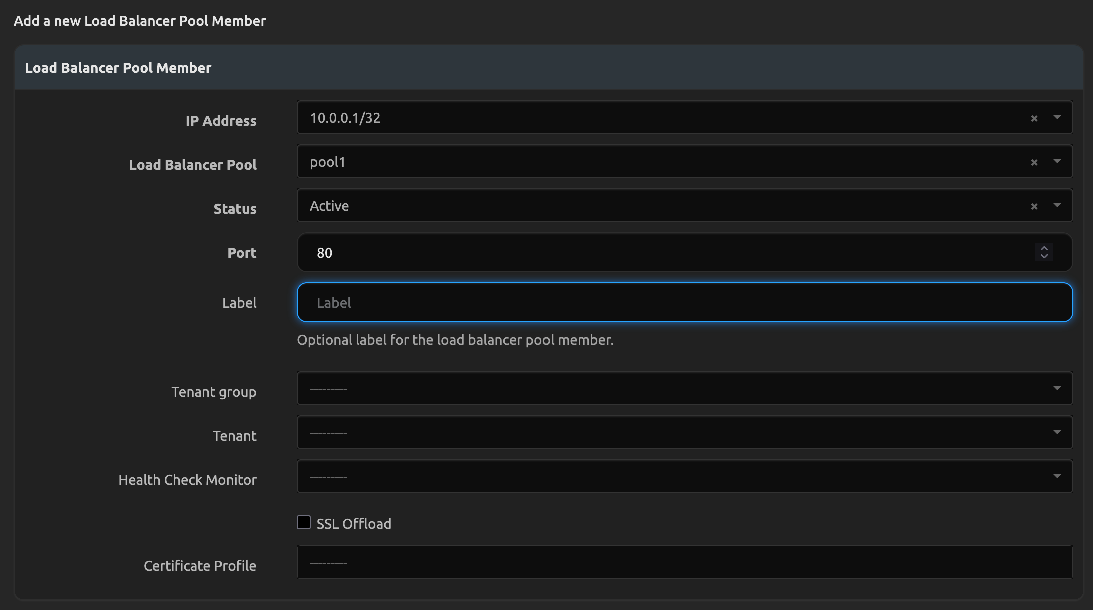 F5 Simple Adding Virtual Server