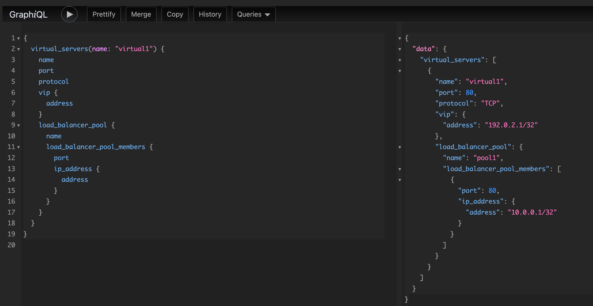 F5 Simple GraphQL