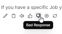 Feedback Buttons