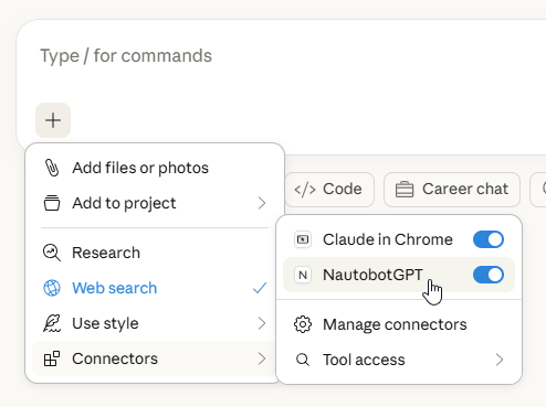 Claude Desktop NautobotGPT