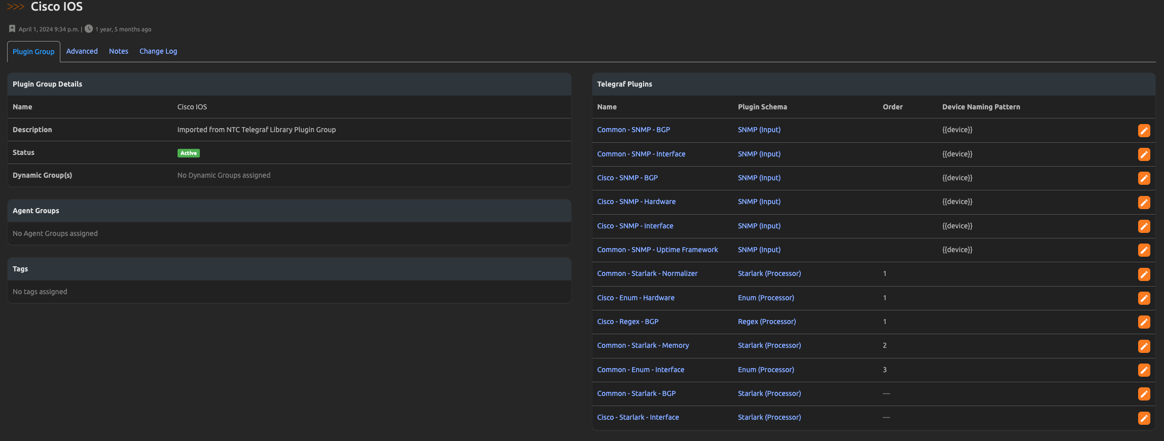 Plugin Groups