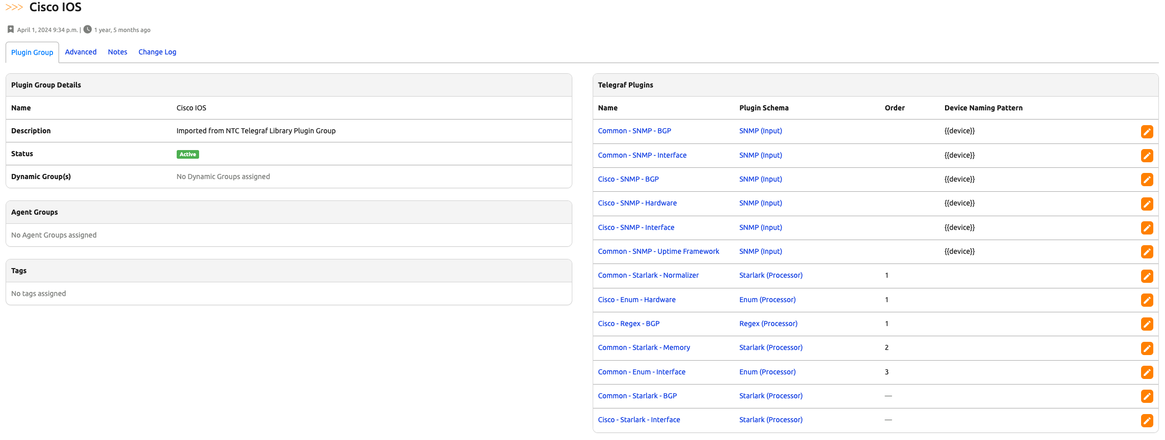 Plugin Groups