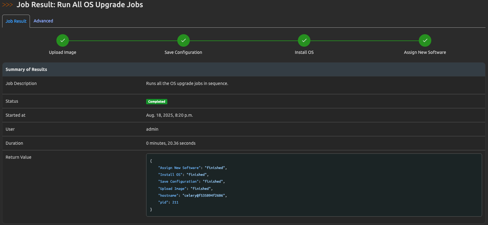 Custom Job Results Web UI