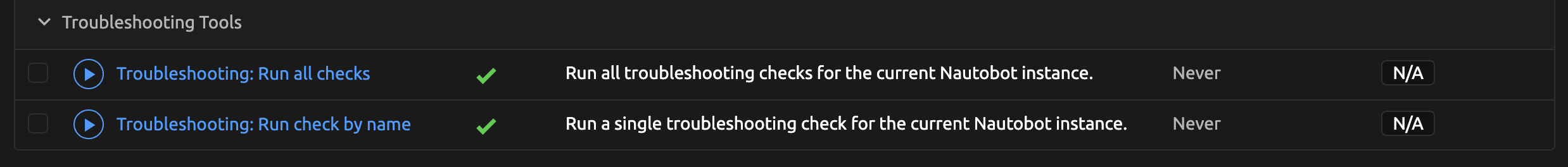Troubleshooting Job List View