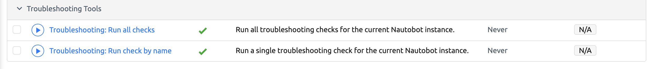 Troubleshooting Job List View