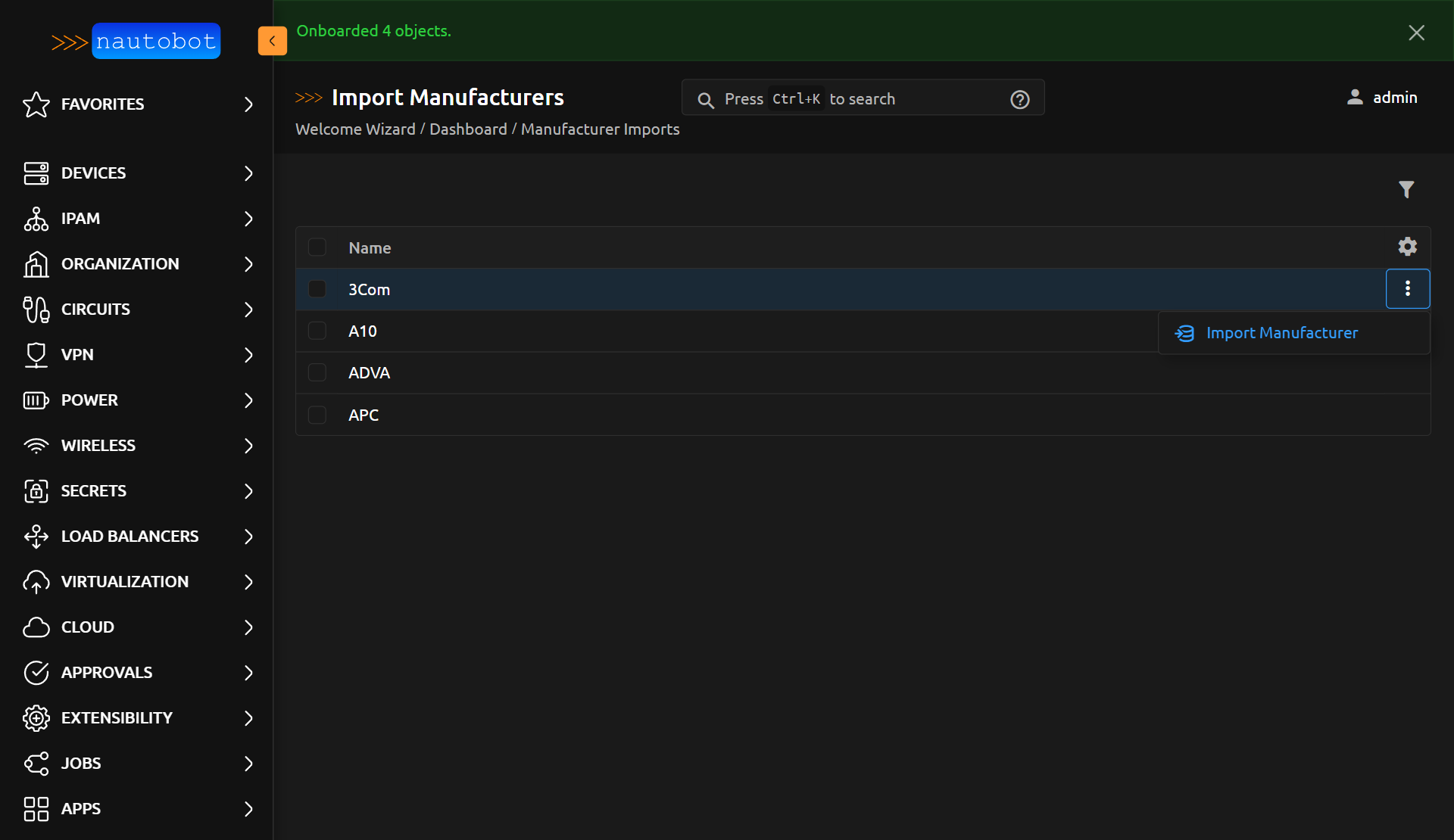 Bulk Manufacturers Import Complete